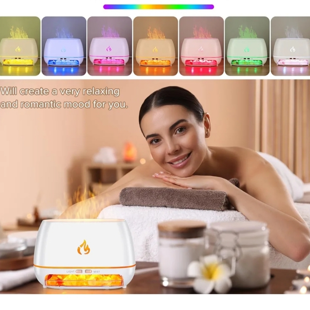 Flame Effect 3 In 1 Diffuser NEW IN BOX - Picture 3 of 16